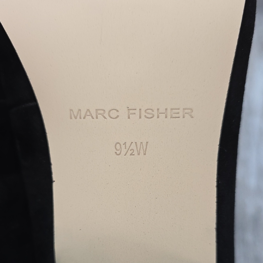 Marc Fisher | Labore Block Heel 1.5" Pointed Toe Pumps 9.5 WIDE *NWT - Picture 4 of 7